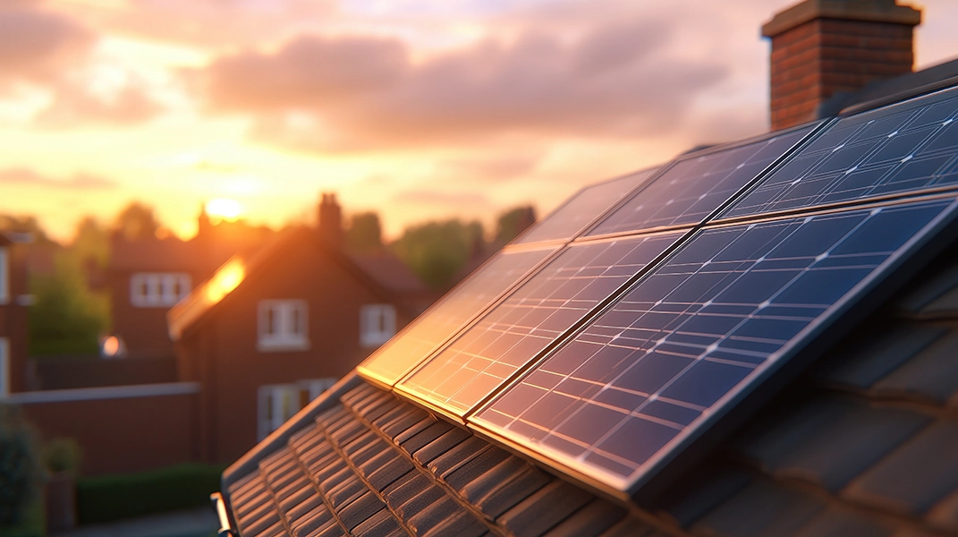 Solar panels for north east homes